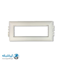 خرید کادر 6 ماژول سوپیتا 50*150 میلی متر سفید