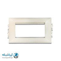 خرید کادر 4 ماژول سوپیتا با سایز 50*150 میلی متر سفید