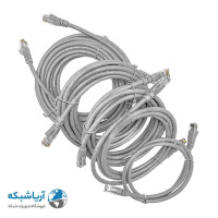 پچ کورد شبکه لگراند (کابل لن) Cat6 UTP با روکش PVC طوسی 20 سانتی متری (0.2m)