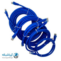 پچ کورد شبکه لگراند (کابل لن) Cat6 UTP با روکش PVC آبی 25 متری
