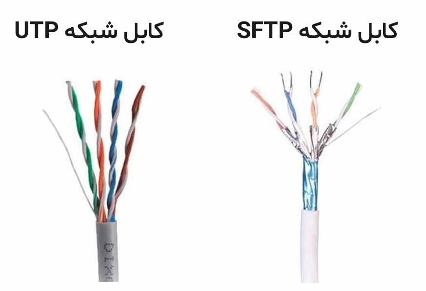 کابل شبکه UTP و SFTP