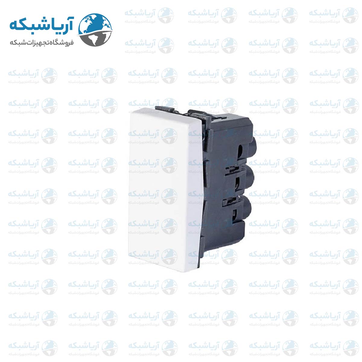 خرید کلید تک پل باریک سوپیتا قهوه‌ای طرح چوب