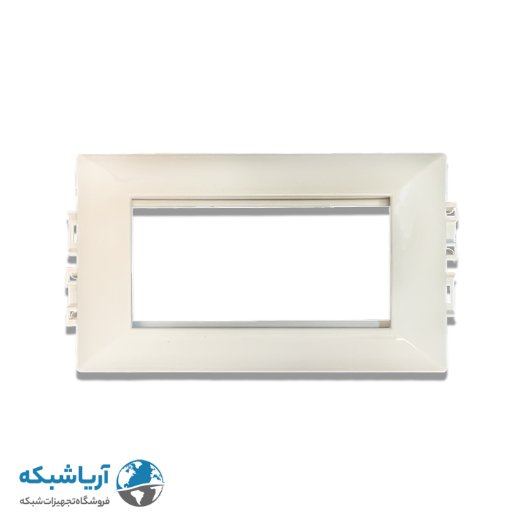 خرید کادر 4 ماژول سوپیتا با سایز 50*150 میلی متر سفید