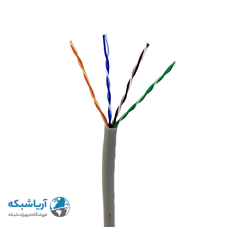 خرید کابل شبکه لگراند Cat5e UTP روکش PVC حلقه 305-تست پرمننت