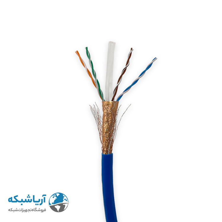 خرید کابل شبکه لگراند Cat6 SFTP PVC حلقه 500 بدون تست CCA