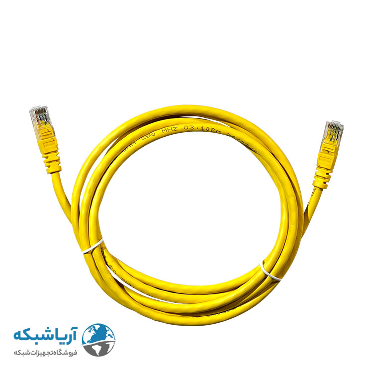 خرید پچ کورد لگراند 2 متری Cat6 UTP زرد PVC