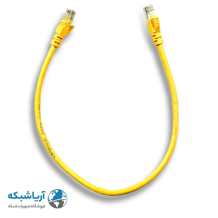 خرید پچ کورد لگراند 0.5 متری Cat6 UTP زرد PVC