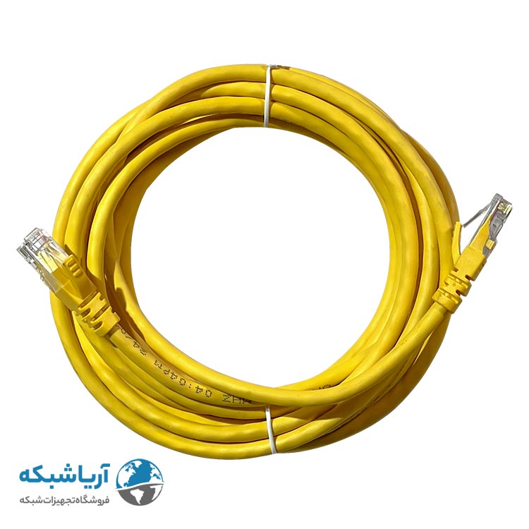 خرید پچ کورد لگراند 5 متری Cat6 UTP زرد PVC
