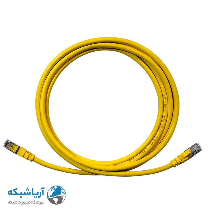 خرید پچ کورد لگراند 3 ‌متری Cat6a SFTP زرد LSZH