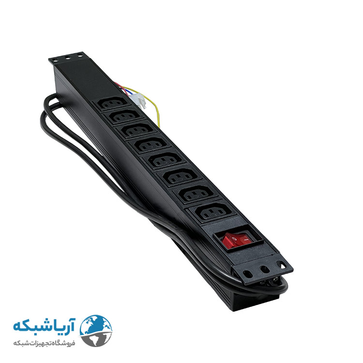 پاور ماژول ٨ پورت بک تو بک کلید دار