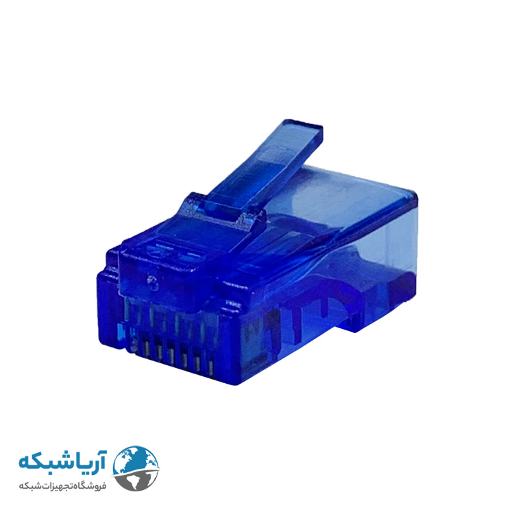 خرید آنلاین سوکت شبکه ونتولینک Cat6 UTP آبی | آریا شبکه