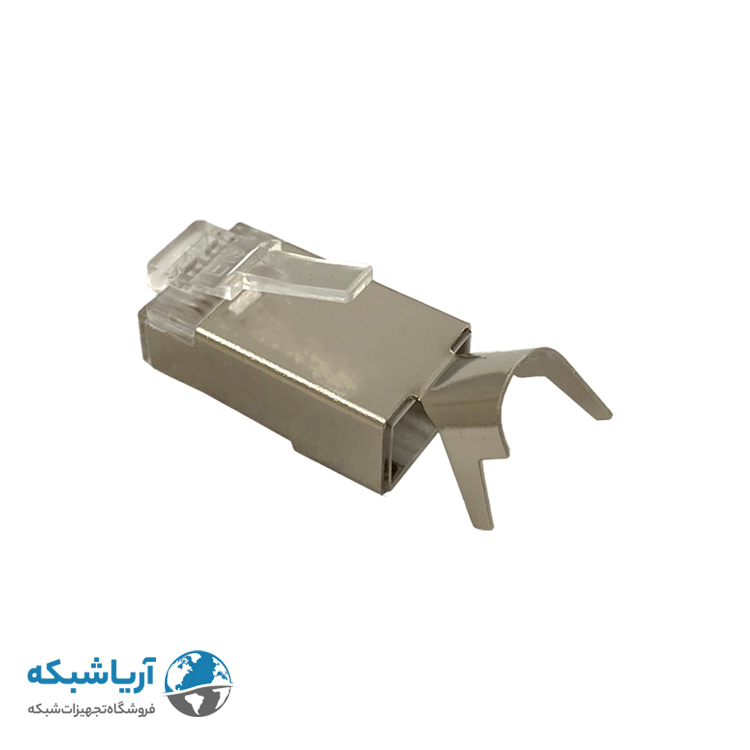 سوکت شبکه ونتولینک cat6a SFTP شانه دار میان گذر