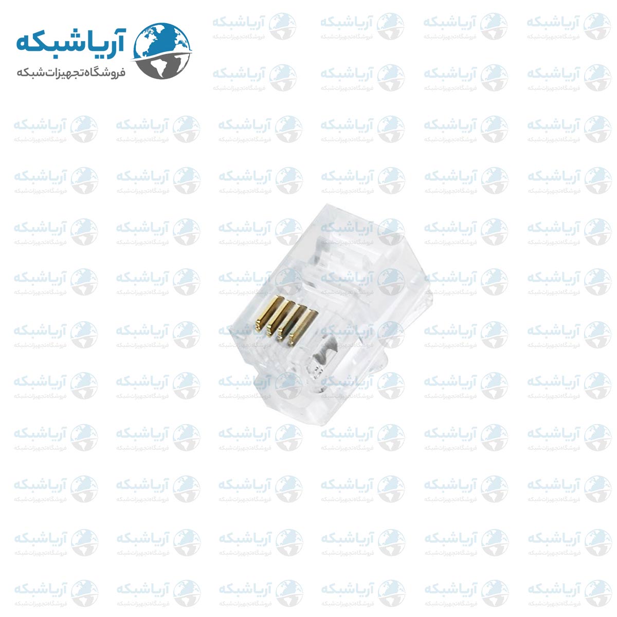 خرید سوکت تلفن امپ بسته 100 عددی