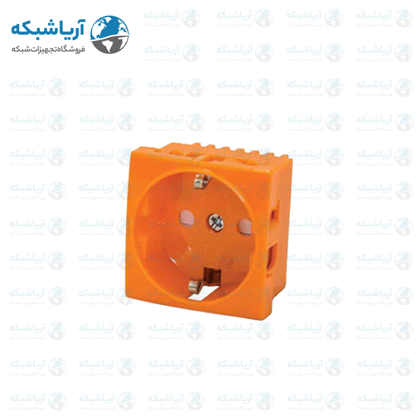 خرید پریز برق دانوب رنگ نارنجی