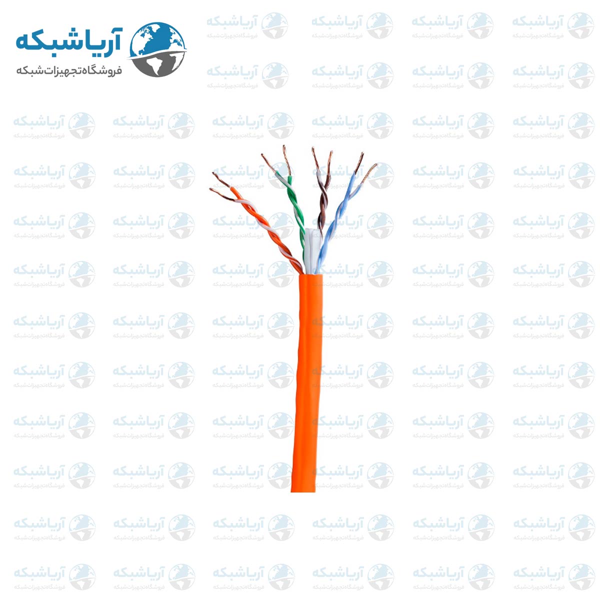 خرید کابل شبکه نگزنس Cat6 UTP LSZH حلقه 305 متری تست پرمننت