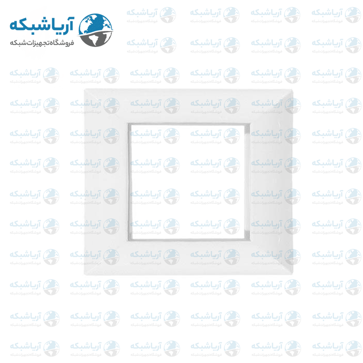 خرید کادر 2 ماژول سوپیتا با سایز 50*105 میلی متر سفید