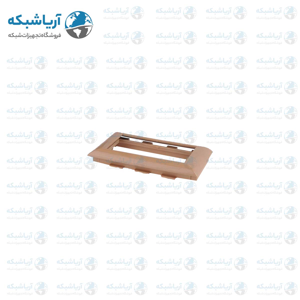 خرید کادر 4 ماژول سوپیتا 50*150 قهوه‌ای طرح چوب