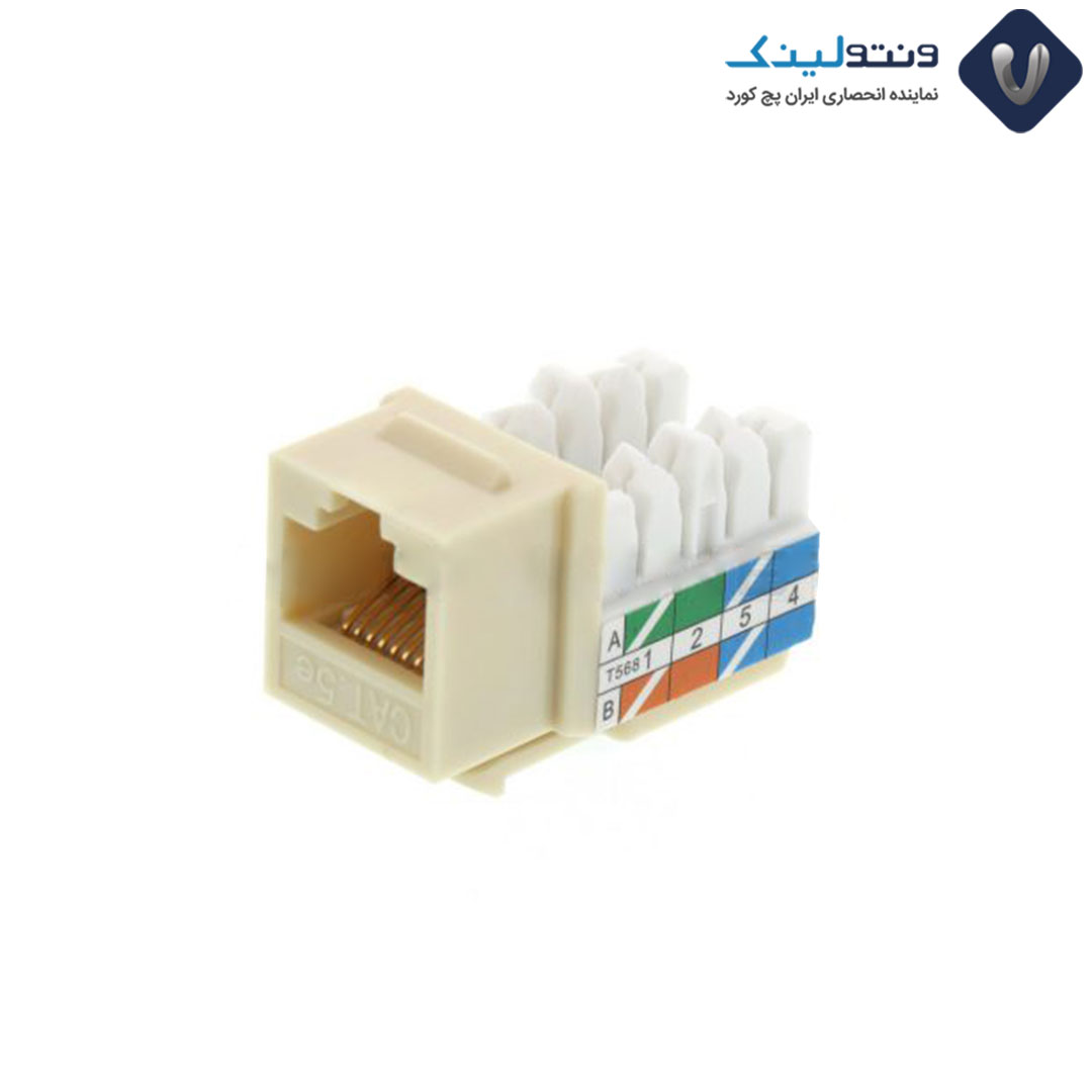 بهترین قیمت کیستون شبکه Cat5e UTP دانوب | ونتولینک